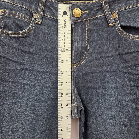 Kut From The Kloth Diana Kurvy Skinny Jeans Size 4 Dark Wash - Picture 9 of 13